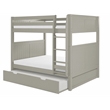 Camaflexi Full over Full Bunk Bed with Twin Trundle - Panel Headboard