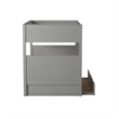 Camaflexi Full over Full Bunk Bed with Twin Trundle - Panel Headboard