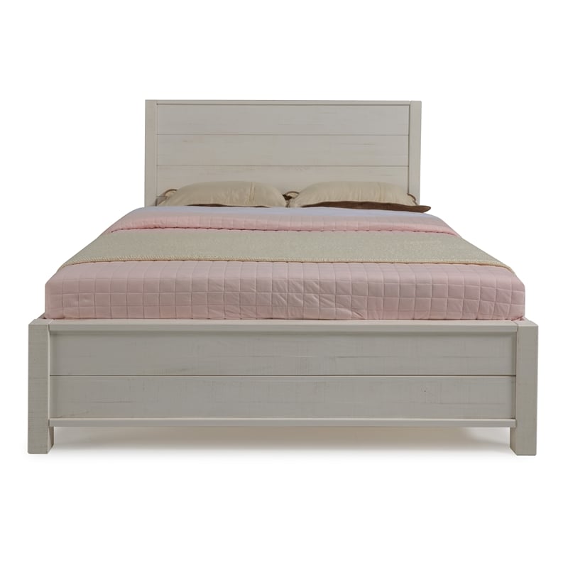 Arlington Bed Queen Size - Distract White Finish