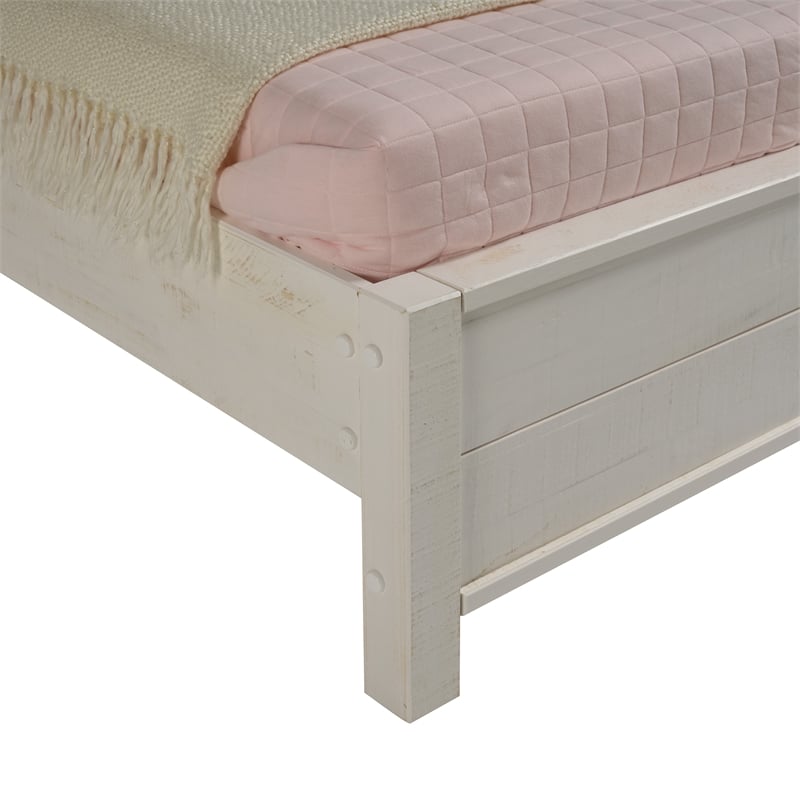 Arlington Bed Queen Size - Distract White Finish