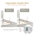 Arlington Bed King Size - Distract Grey Finish