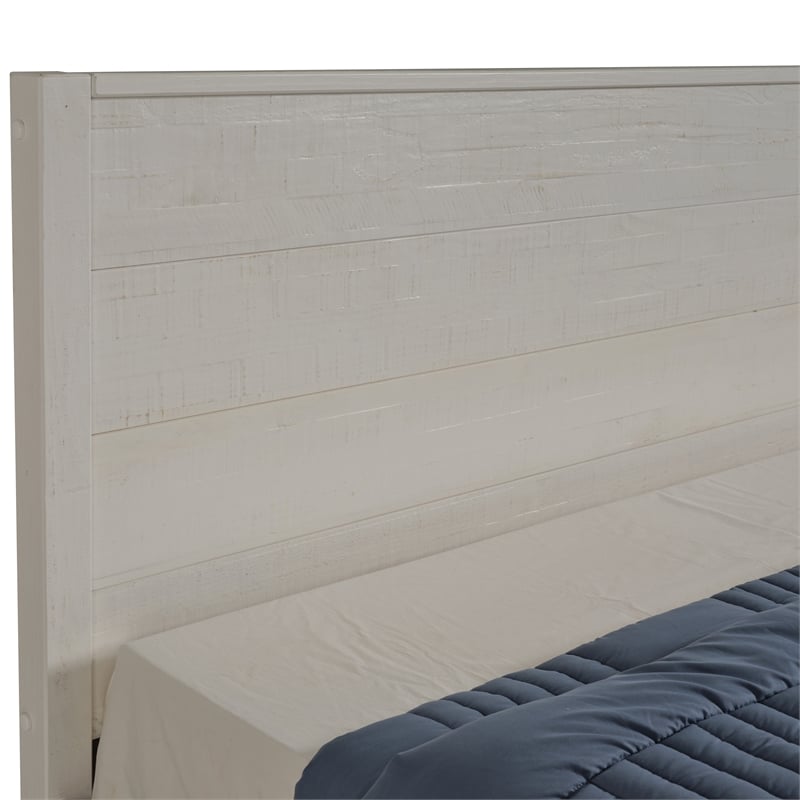 Arlington Bed King Size - Distract White Finish