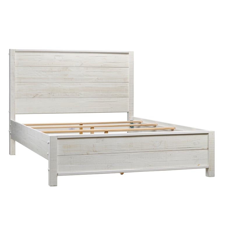 Arlington Bed King Size - Distract White Finish