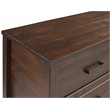 Carmel Six Drawer Dresser - Antique Walnut Finish