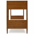 Mid Century Modern Bunk Bed Twin over Twin - Castanho Finish