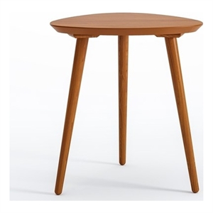 Mid Century Modern End Table Castahno Finish