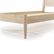 Camaflexi Mid Century Panel Bed Twin Size Light Oak