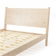 Camaflexi Mid Century Panel Bed Queen Size Light Oak