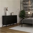 Camaflexi Mid Century Modern Dresser 6 Drawers Black