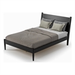 Camaflexi Mid Century Panel Bed Full Size Black