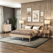 Camaflexi Mid Century Modern 3 Drawer Dresser Light Oak