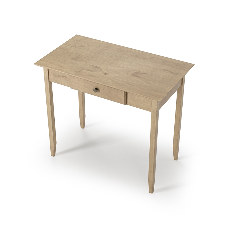 Shaker Desk with One Drawer - Light Oak Finish