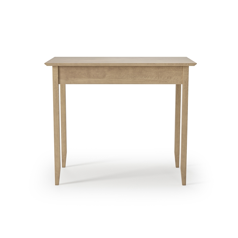Shaker Desk with One Drawer - Light Oak Finish