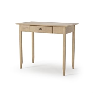 Shaker Desk with One Drawer - Light Oak Finish