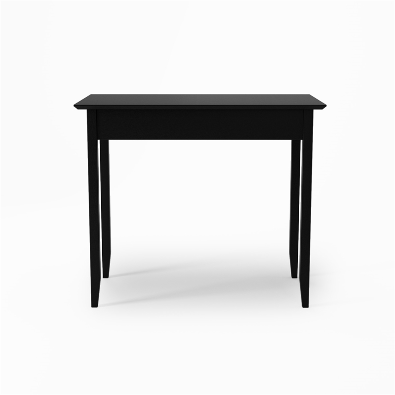 Shaker Desk with One Drawer - Black Finish