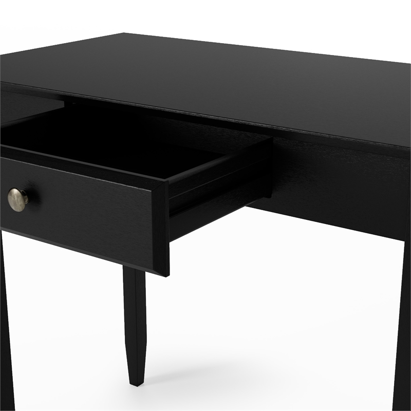 Shaker Desk with One Drawer - Black Finish