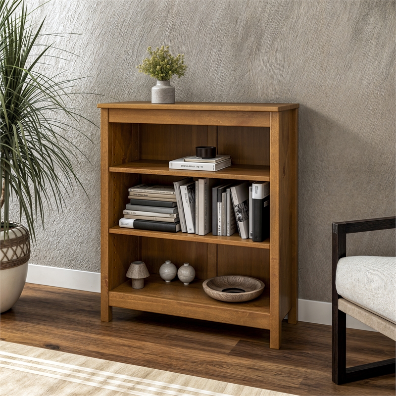 Classic Shaker Style Bookcase - Mocha Finish 36