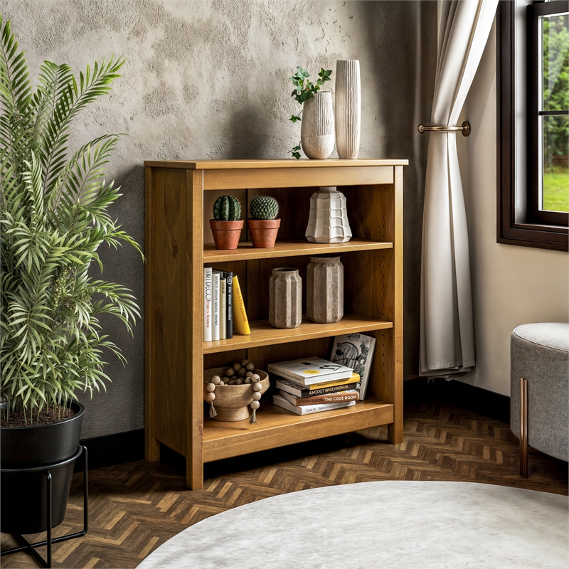 Classic Shaker Style Bookcase - Mocha Finish 36