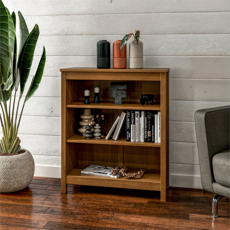Classic Shaker Style Bookcase - Mocha Finish 36