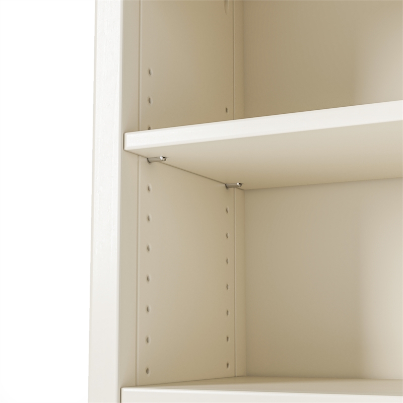 Classic Shaker Style Bookcase - Off White Finish 36