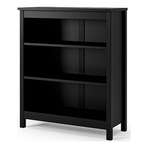 Classic Shaker Style Bookcase - Black Finish 36&quot
