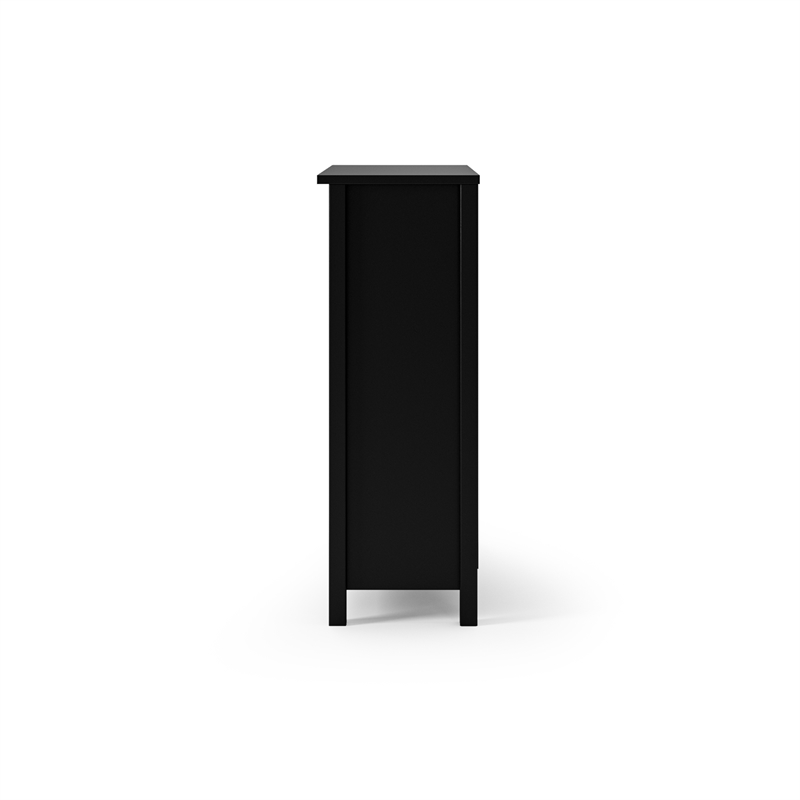 Classic Shaker Style Bookcase - Black Finish 36