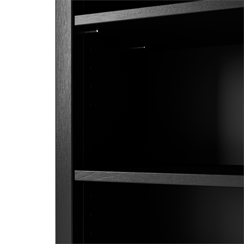Classic Shaker Style Bookcase - Black Finish 36