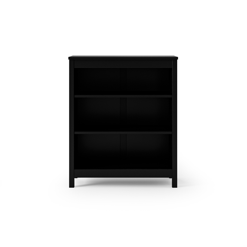 Classic Shaker Style Bookcase - Black Finish 36
