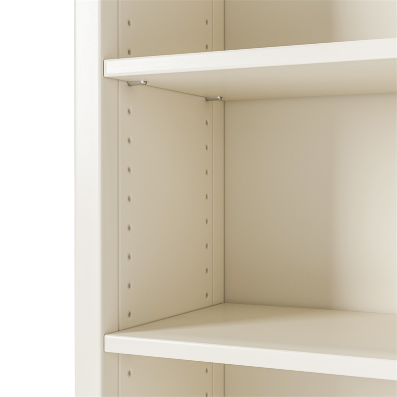 Classic Shaker Style Bookcase - Off White Finish 48