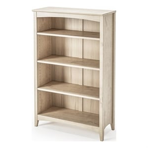 Shaker Style Bookcase - Light Oak Finish - 48&quotH