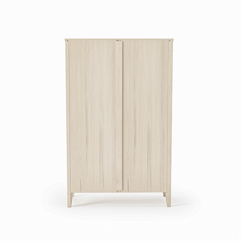 Shaker Style Bookcase - Light Oak Finish - 48