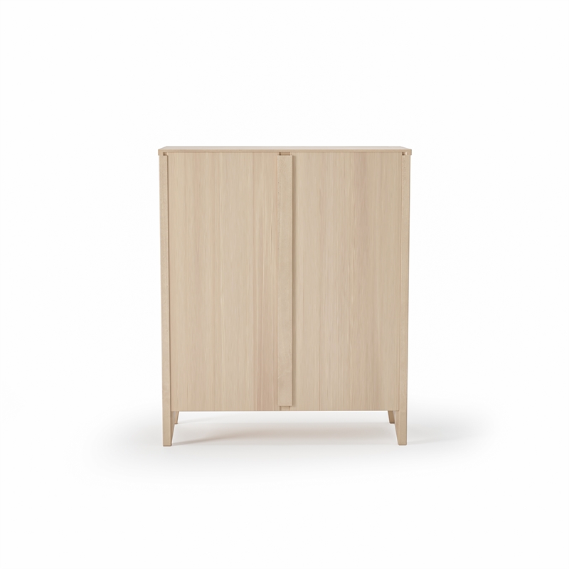 Shaker Style Bookcase - Light Oak Finish - 36