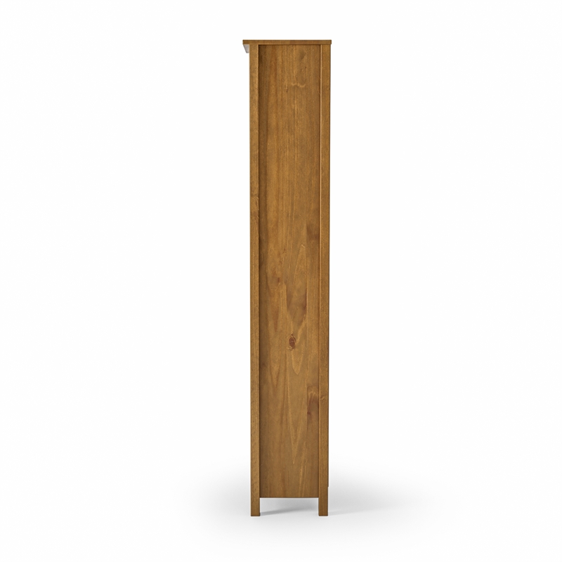 Classic Shaker Style Bookcase - Mocha Finish 72