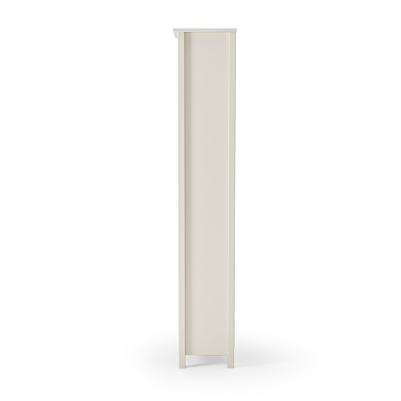 Classic Shaker Style Bookcase - Off White Finish 72