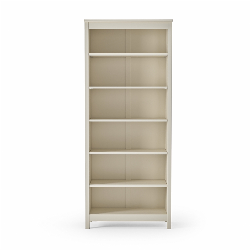 Classic Shaker Style Bookcase - Off White Finish 72