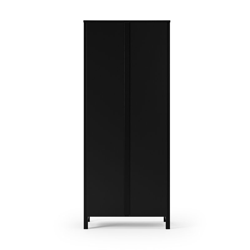 Classic Shaker Style Bookcase - Black Finish 72