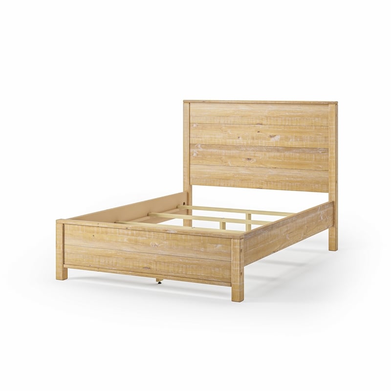 Standard Baja Solid Wood Bed - Full Size - Barnwood Finish