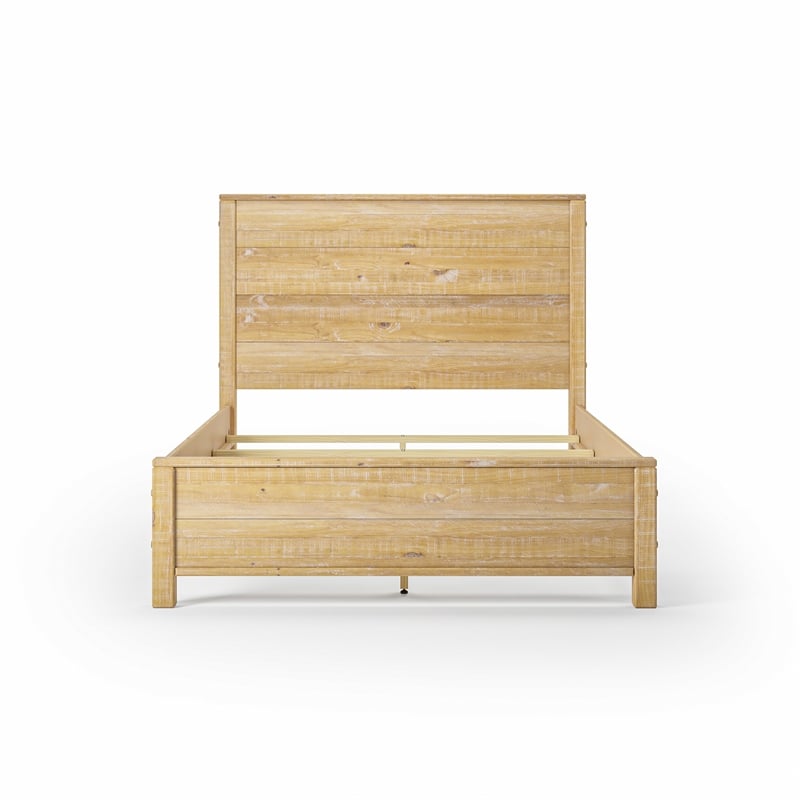 Standard Baja Solid Wood Bed - Full Size - Barnwood Finish