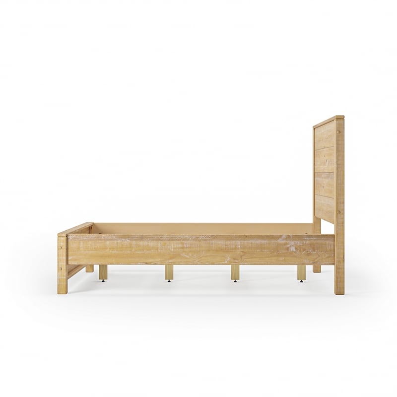 Standard Baja Solid Wood Bed - Full Size - Barnwood Finish