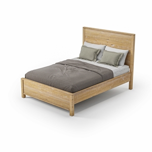 Standard Baja Solid Wood Bed - Full Size - Barnwood Finish