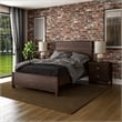Standard Baja Solid Wood Bed - Full Size - Walnut Finish