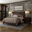 Standard Baja Solid Wood Bed - Full Size - Walnut Finish