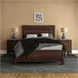 Standard Baja Solid Wood Bed - Full Size - Walnut Finish