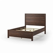 Standard Baja Solid Wood Bed - Full Size - Walnut Finish