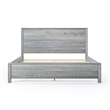 Standard Baja Solid Wood Bed - King Size - Driftwood Grey Finish