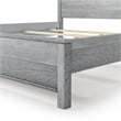 Standard Baja Solid Wood Bed - King Size - Driftwood Grey Finish