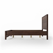 Standard Baja Solid Wood Bed - King Size - Walnut Finish