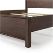 Standard Baja Solid Wood Bed - King Size - Walnut Finish