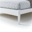 Camaflexi Mid-Century Full Size Platform Bed - White Finish