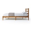 Camaflexi Mid-Century Full Size Platform Bed - Castanho Finish
